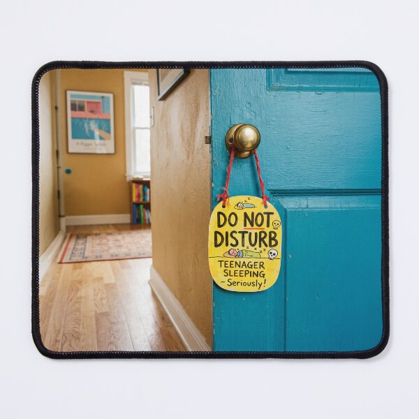 Item preview, Teenagers Do Not Disturb Sign designed and sold by Home Decor Art.
