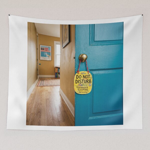 Item preview, Teenagers Do Not Disturb Sign designed and sold by Home Decor Art.