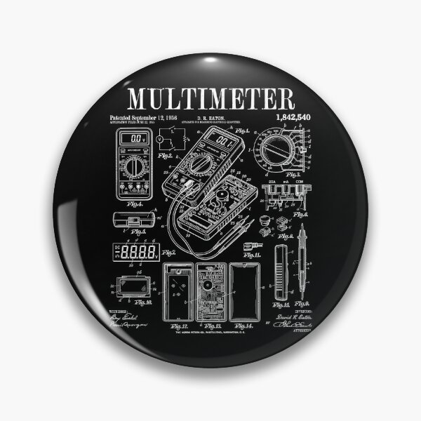 Item preview, Electrician Electrical Worker Multimeter Tool Vintage Patent designed and sold by GrandeDuc.