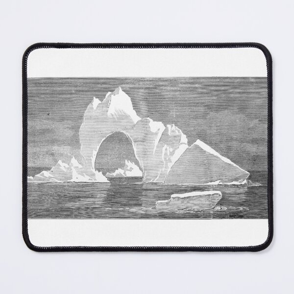 Item preview, Vintage Glacial Ice Berg Arctic Exploration Art designed and sold by Antique Science Press.