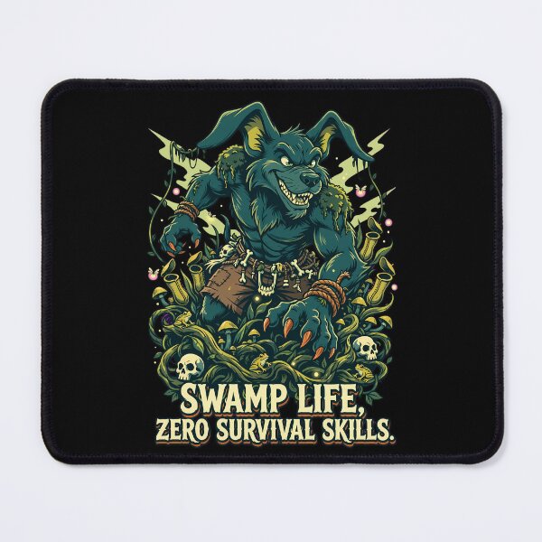 Item preview, Swamp Demon Hound Living His Worst Possible Life designed and sold by Tong4130.