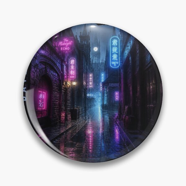 Item preview, Lazy~DayzCo Cyber Goth Neon Alleyway designed and sold by LazyDayzCo.