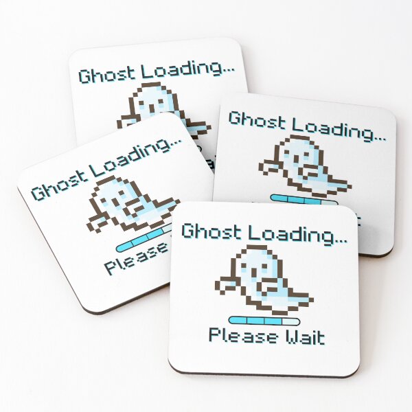 Item preview, Ghost Loading Please Wait – Funny Halloween Gamer Shirt designed and sold by RJsTees.