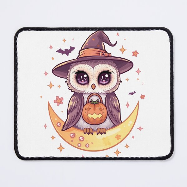 Item preview, Magical Halloween Owl – Premium Kawaii Manga designed and sold by Cavalier-org.