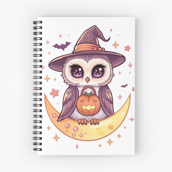 Item preview, Magical Halloween Owl – Premium Kawaii Manga designed and sold by Cavalier-org.