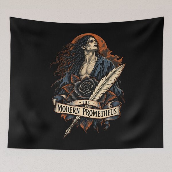 Item preview, Frankenstein Modern Prometheus Moon Portrait designed and sold by Fenay Designs.