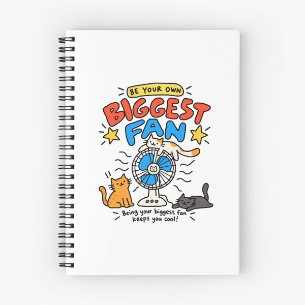 Item preview, Biggest Fan Funny Cat Fan Design designed and sold by MonkiFlipp.