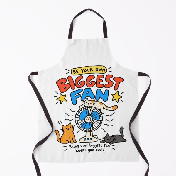 Item preview, Biggest Fan Funny Cat Fan Design designed and sold by MonkiFlipp.