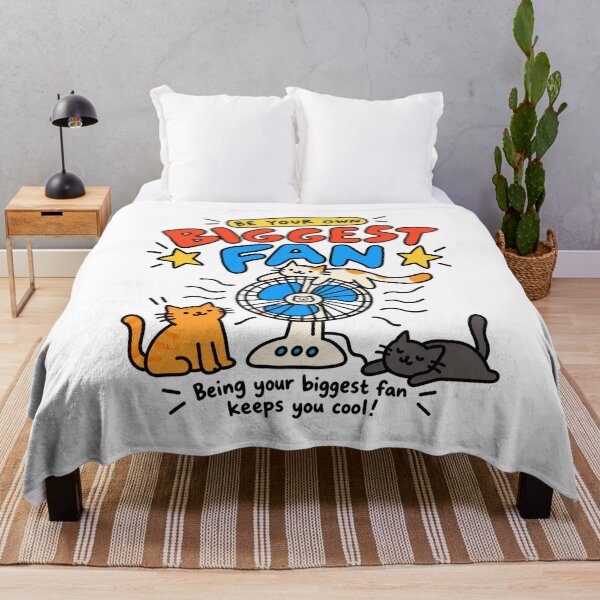 Item preview, Biggest Fan Funny Cat Fan Design designed and sold by MonkiFlipp.