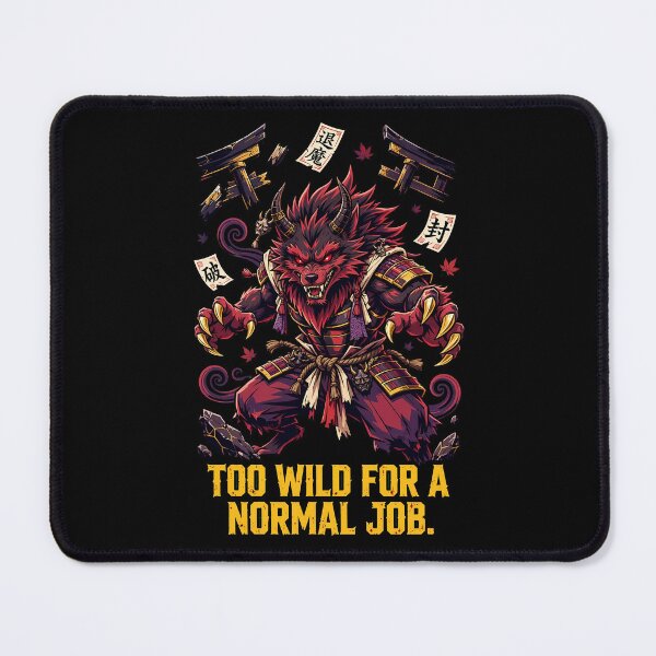 Item preview, Oni Wolf Ronin Too Wild For A Normal Job designed and sold by Tong4130.