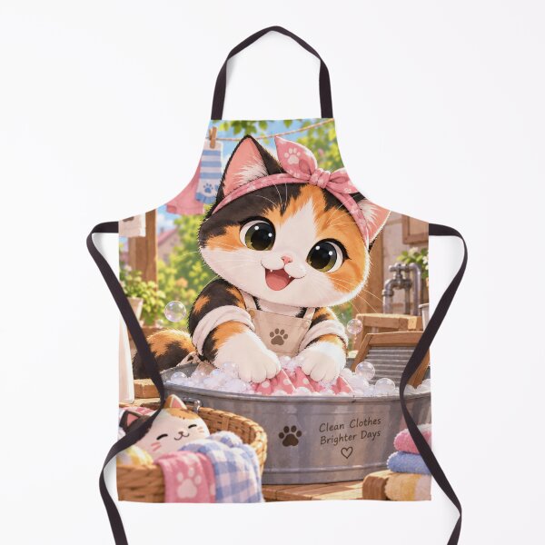 Item preview, Kitten & Washing designed and sold by BlackDotBunny.