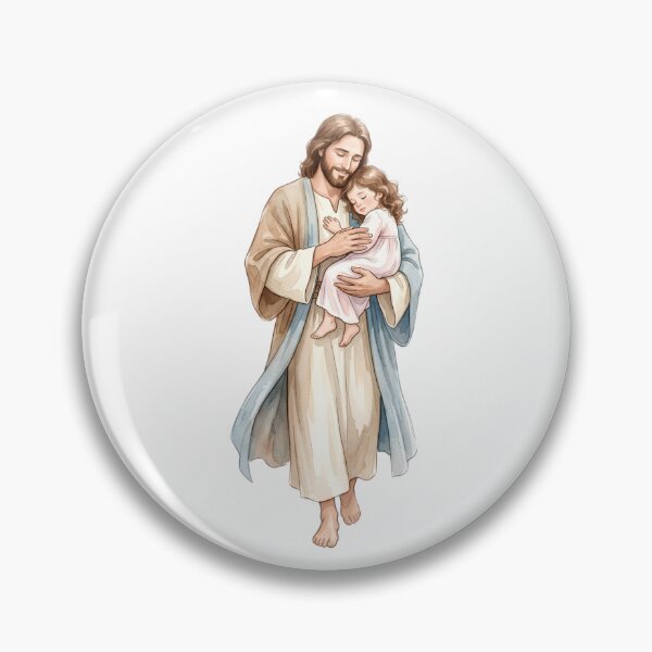 Item preview, Jesus Holding Child Christian  designed and sold by stylishdzign.