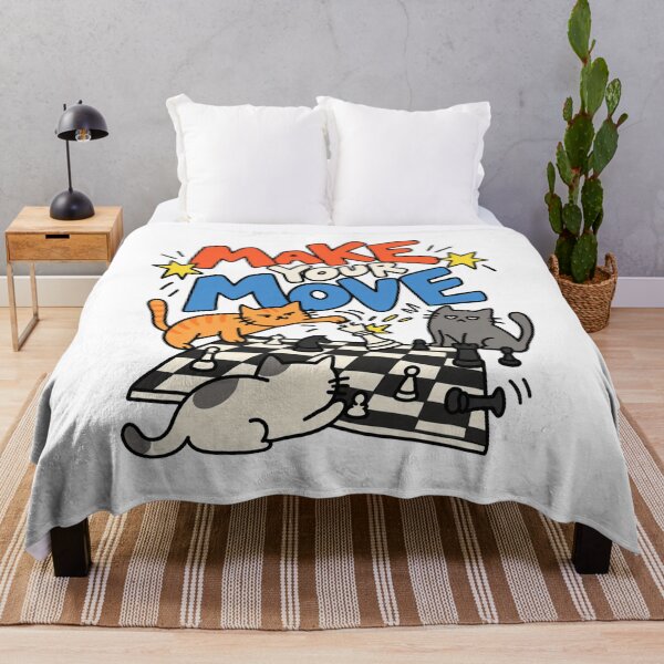 Item preview, Make Your Move Funny Chess Cats designed and sold by MonkiFlipp.