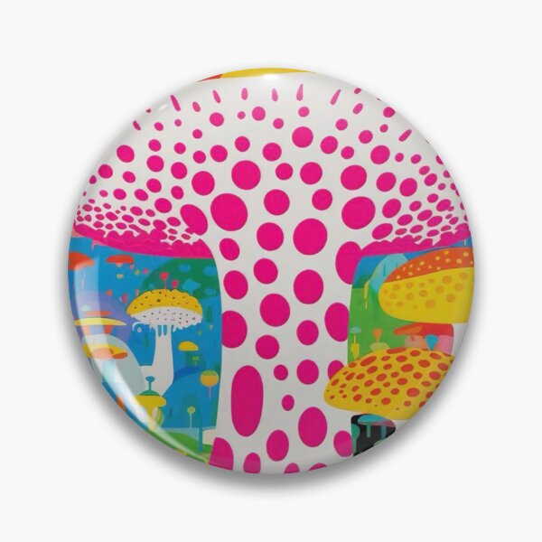 Item preview, yayoi kusama - mushroom designed and sold by randyknudsen.