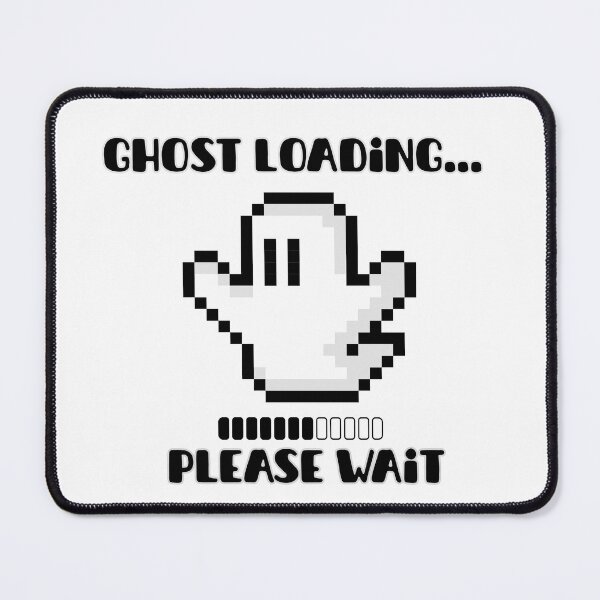 Item preview, Ghost Loading Please Wait – Funny Halloween Gamer Shirt designed and sold by RJsTees.
