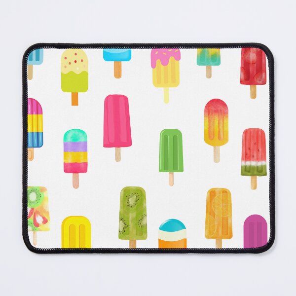 Item preview, Watercolor Popsicle Pattern Summer Treats designed and sold by Anita Ohulo.