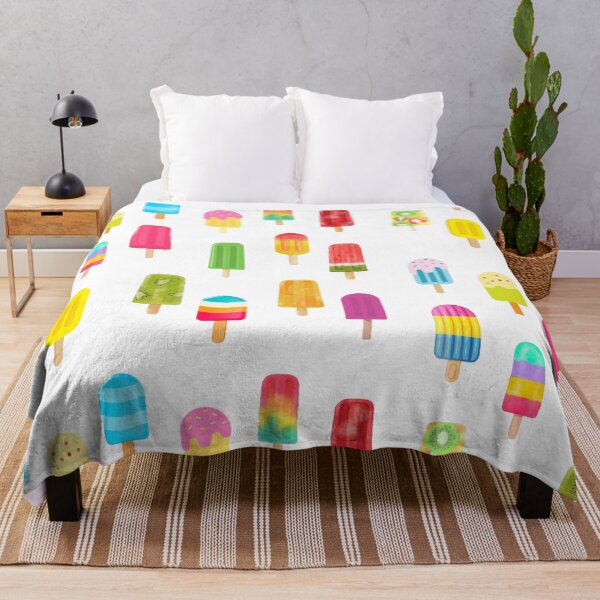 Item preview, Watercolor Popsicle Pattern Summer Treats designed and sold by Anita Ohulo.