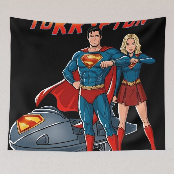 Item preview, Back to Krypton – Superman & Supergirl DeLorean Parody designed and sold by BravenBold.