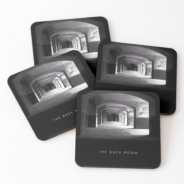 Item preview, Dark Indie Rock Monochromatic Corridor Architecture designed and sold by VividEclipse.