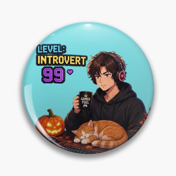 Item preview, Level Introvert 99 Maxed Out Gamer Anime Boy Design | PRO Gamer Club Autumn designed and sold by DailyStruggleCo.