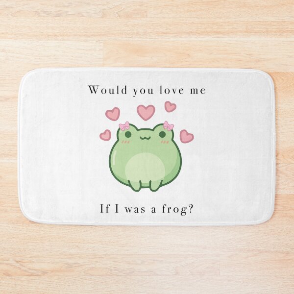Item preview, Cute Frog With Bows Would You Love Me designed and sold by Cozy Moss Studio.