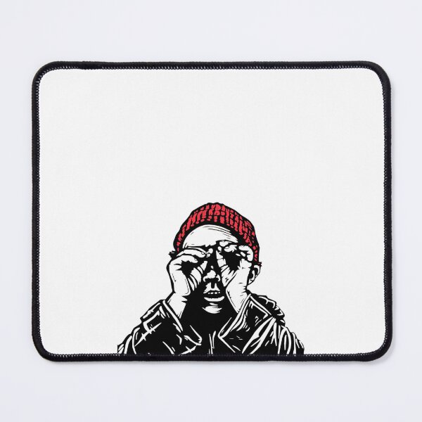 Item preview, Moroccan Streetwear Portrait | Red & Black Maghreb Art Print designed and sold by qalamiz.