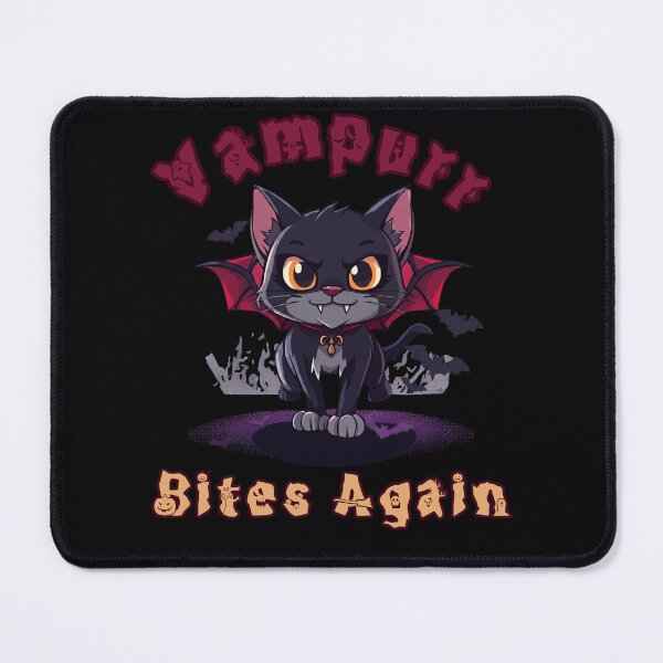 Item preview, Vampurr Bites Again – Funny Vampire Cat Halloween Design designed and sold by VisualPantry.