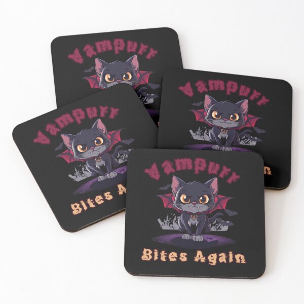 Item preview, Vampurr Bites Again – Funny Vampire Cat Halloween Design designed and sold by VisualPantry.