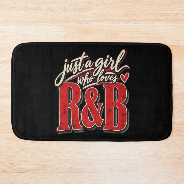 Item preview, Just A Girl Who Loves R&B Heart Gifts for Men Women Girls designed and sold by GiftsProShop.