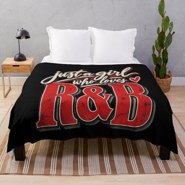 Item preview, Just A Girl Who Loves R&B Heart Gifts for Men Women Girls designed and sold by GiftsProShop.