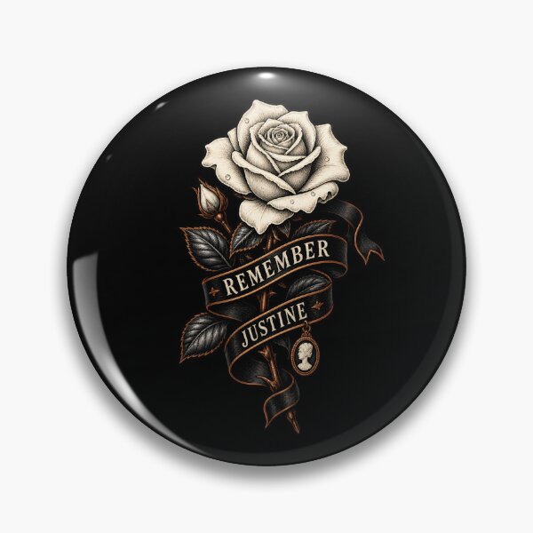 Item preview, Frankenstein Remember Justine Memorial Rose designed and sold by Fenay Designs.