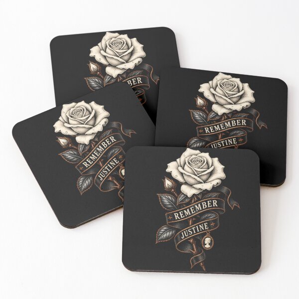 Item preview, Frankenstein Remember Justine Memorial Rose designed and sold by Fenay Designs.