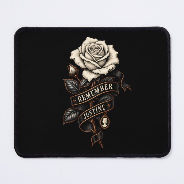 Item preview, Frankenstein Remember Justine Memorial Rose designed and sold by Fenay Designs.