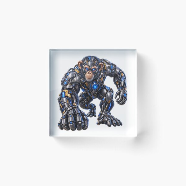 Item preview, Steel Chimpanzee – Cybernetic Mechanical Primate designed and sold by SteelCoat Studio.