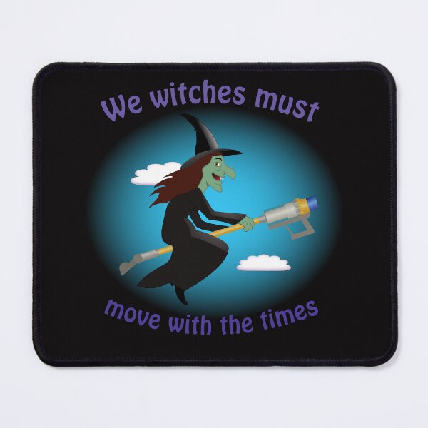 Item preview, Halloween witch moving with the times designed and sold by ChimaGraphics.