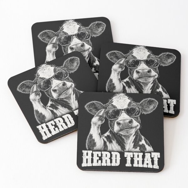 Item preview, Funny Herd That Cow With Sunglasses Vintage Farm Humor designed and sold by WILLIAMS-BR.