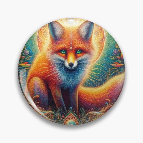Item preview, The Fox in the full moon designed and sold by ThatRockChic.