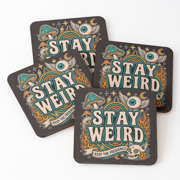 Item preview, Stay Weird | Keep The Frequency designed and sold by JacquiTaylorArt.