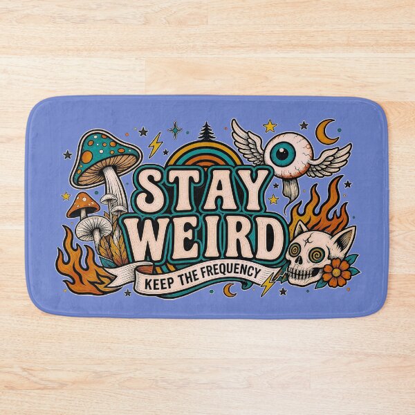 Item preview, Stay Weird | Keep The Frequency designed and sold by JacquiTaylorArt.