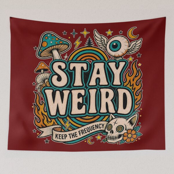 Item preview, Stay Weird | Keep The Frequency designed and sold by JacquiTaylorArt.