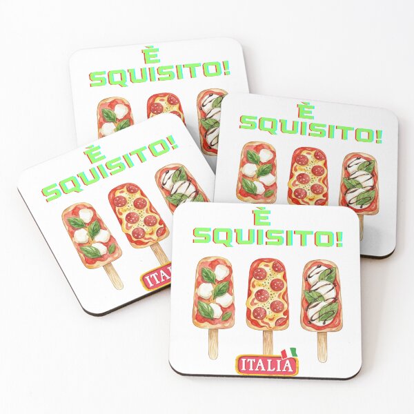 Item preview, Watercolor clipart images of gourmet pizza ice cream, pop art style. designed and sold by VibranPalette.