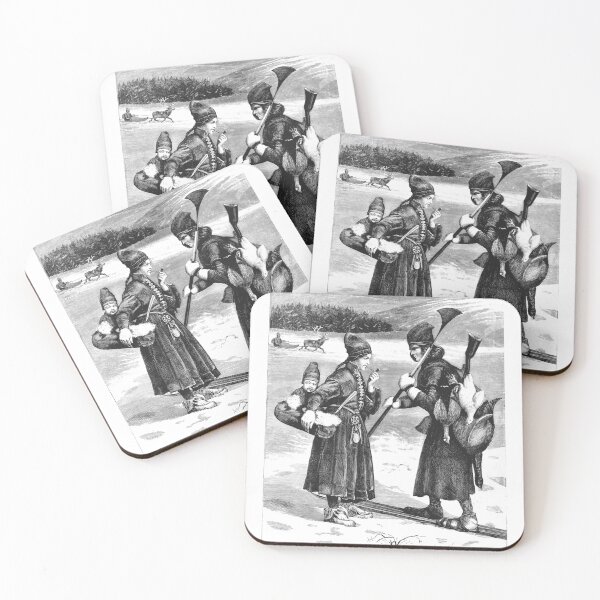 Item preview, Antique Sami Family Winter Engraving designed and sold by Antique Science Press.