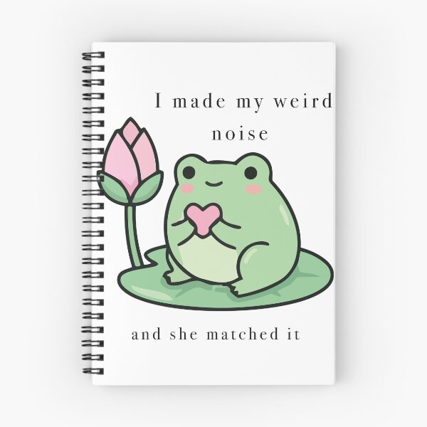 Item preview, I made my weird noise and she matched it cute frog meme designed and sold by Cozy Moss Studio.