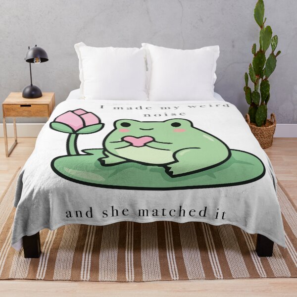 Item preview, I made my weird noise and she matched it cute frog meme designed and sold by Cozy Moss Studio.