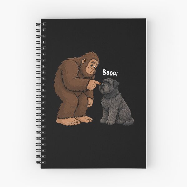 Item preview, Bigfoot and Bouvier des Flandres Boop Fun Design Sasquatch designed and sold by rafaeltto.