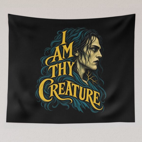 Item preview, Frankenstein I Am Thy Creature Portrait designed and sold by Fenay Designs.