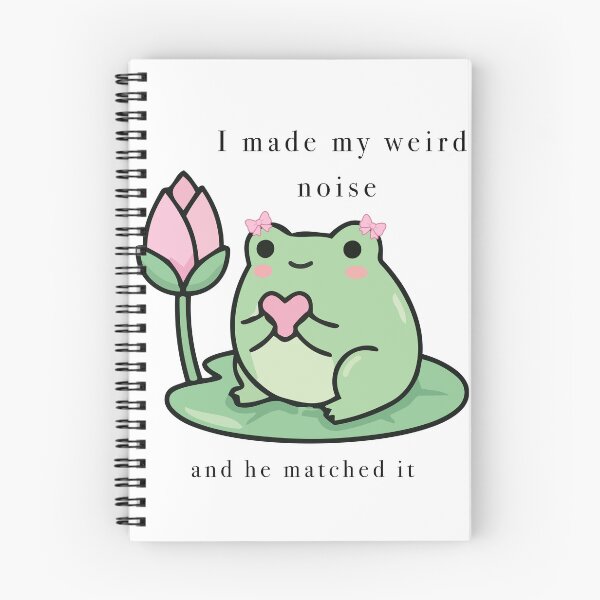 Item preview,  I made my weird noise and he matched it cute frog meme designed and sold by Cozy Moss Studio.