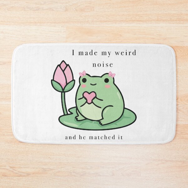 Item preview,  I made my weird noise and he matched it cute frog meme designed and sold by Cozy Moss Studio.