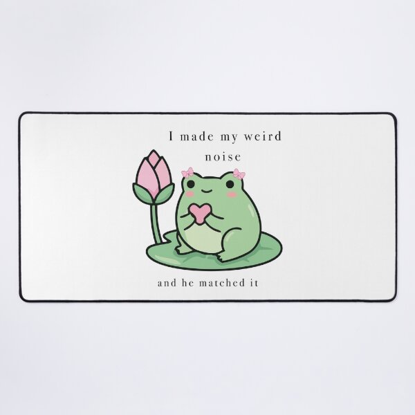 Item preview,  I made my weird noise and he matched it cute frog meme designed and sold by Cozy Moss Studio.