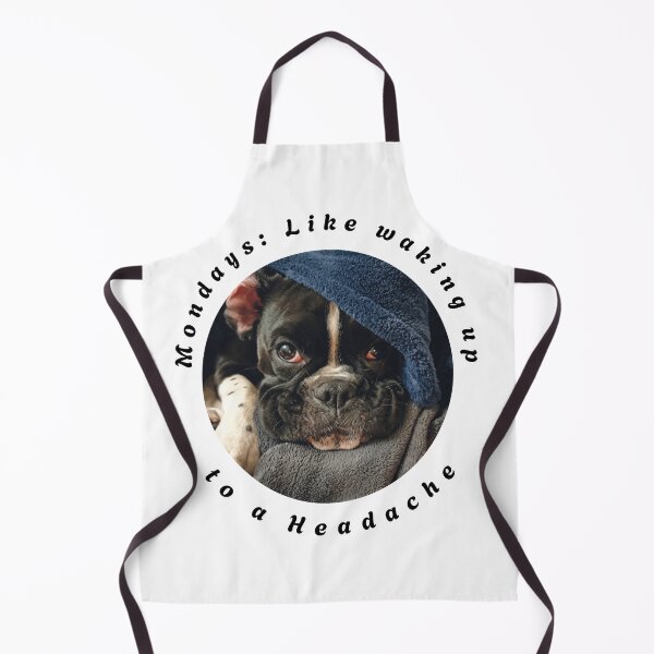 Item preview, Monday Morning: Already a Headache ... Funny Grumpy Boxer designed and sold by AnimalVibes.